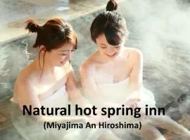 Ryokan with natural hot springs and okonomiyaki Miyajima-an Hiroshima