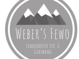 Weber´s Fewo，位于Graswang林德霍夫宫附近的酒店