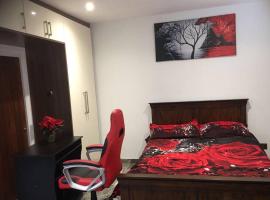 Bright, stylish Studio flat with Sky Sports，位于Earley的酒店