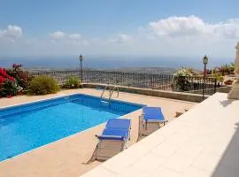 Peyia Villa with sea view private pool and garden