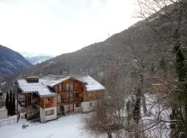 Appartement d'une chambre avec piscine partagee et balcon amenage a Orelle a 1 km des pistes