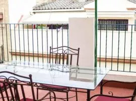 One bedroom apartement with city view terrace and wifi at Sevilla