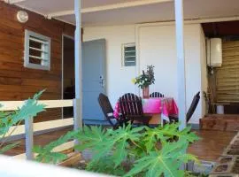 Maison d'une chambre avec vue sur la mer jardin clos et wifi a Petite Ile a 2 km de la plage