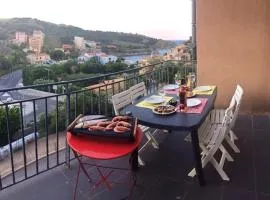 Appartement panoramique à Banyuls-sur-Mer, vue mer et montagne