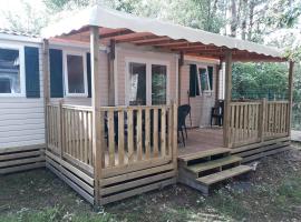 Mobil-Home climatisé 6p Lac de Mimizan-Aureilhan Rivages des Landes 4 étoiles，位于欧雷扬的酒店