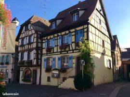 Appartement de 3 chambres avec terrasse amenagee et wifi a Eguisheim，位于埃圭斯海姆的公寓