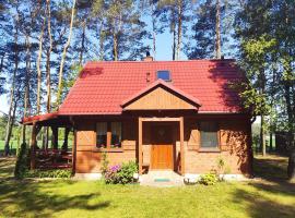 Sunny House in Anielin，位于Anielin的带停车场的酒店