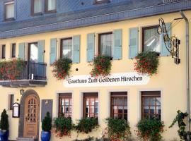 Gasthaus zum goldenen Hirschen，位于Martinstein的酒店