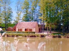 Maison de 3 chambres avec vue sur le lac piscine partagee et jardin clos a Villentrois Faverolles en Berry，位于Faverolles的酒店