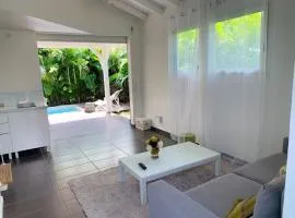 Appartement confortable au Moule 60 m² avec piscine privée