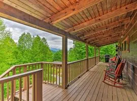 Bryson City Cabin with Hot Tub, Views and Pool Table!