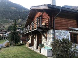 Chalet Edelweiss - Verbier, Mountain Views, Jacuzzi!，位于Vollèges的酒店