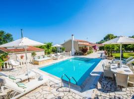 Villa Zapphira Peritheia Corfu，位于Perítheia的酒店