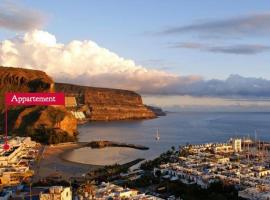 Charmante Wohnung direkt am Meer, kostenloses WLAN，位于莫甘海滩的酒店