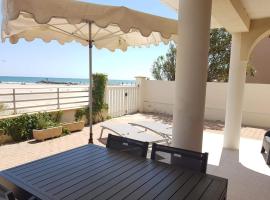 Belle villa sur vaste plage Palavas Montpellier，位于帕拉瓦莱弗洛的酒店