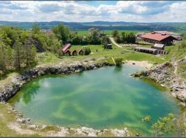 Ranč Vápenka，位于Okříšky的酒店
