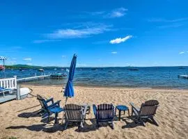 Beachfront Sebago Cottage w/ Deck + Grill!