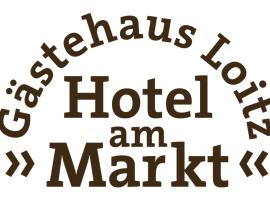 Gästehaus Hotel am Markt Loitz bei Greifswald，位于Loitz的酒店