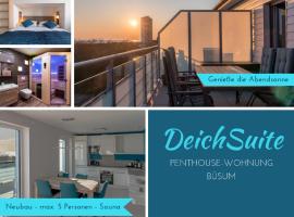 5 Sterne Penthouse DeichSuite，位于比苏姆的豪华酒店