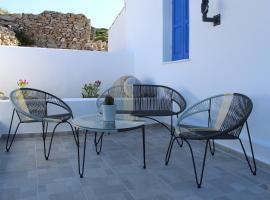 Cycladic Villa in Amorgos Island (Maison Shiro)，位于Arkesíni阿吉奥斯奥努弗里奥斯穹顶附近的酒店