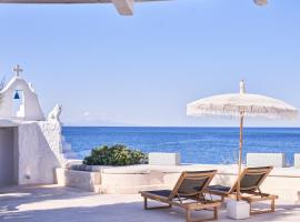 Villa Santa Katerina - Sea View & Outdoor Hot Tub，位于普拉迪斯亚罗斯的宠物友好酒店