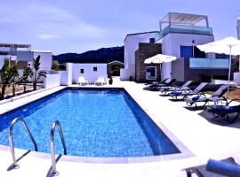 Xenos Villa 4 - Luxury Villa With Private Swimming Pool Near The Sea，位于蒂加基的酒店