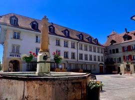 SWISS HOTEL LA COURONNE，位于阿旺什的家庭/亲子酒店