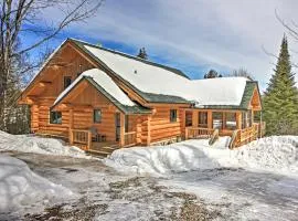 Lakefront Log Cabin with Dock about 9 Mi to Lutsen Mtn