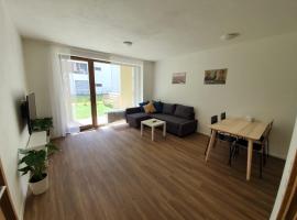 STYLISH APARTMENT WITH TERRACE AND GARAGE in THE CITY CENTER，位于比尔森Pilsner Urquell Brewery附近的酒店