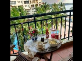 Apartemen Marbella anyer tower sadewa lt 5 view kolam renang & laut，位于安耶尔的酒店