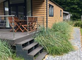 Beach Chalet- Sauna inklusive Kinder und Hunde Willkommen，位于沙博伊茨的酒店