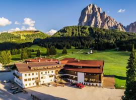 Monte Pana Dolomites Hotel，位于圣克里斯蒂娜的带泳池的酒店