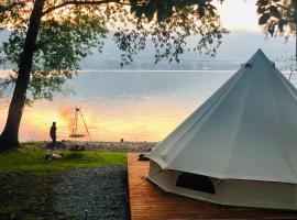 Glampspace Lake View，位于米德兹布德茨比艾斯科的酒店