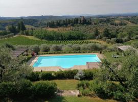 Villa il Pozzo，位于切塔尔多的带泳池的酒店