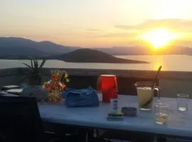 Secluded house with great view and private beach