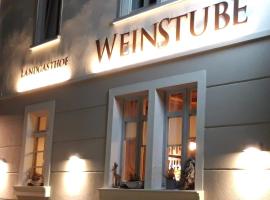 Gasthaus Weinstube Wehinger，位于布罗因灵恩的旅馆