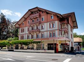 Hotel Sonne Interlaken-Matten，位于因特拉肯的住宿加早餐旅馆