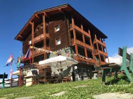 Edelweiss Hotel Champoluc，位于尚波吕克奥斯塔法科莱萨雷扎缆车附近的酒店