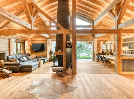 Penthouse im Chalet GM by A-Appartments，位于Gallaverda的山林小屋