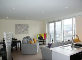 Coastal City Rooms - Waterfront，位于斯旺西Swansea Central Library附近的酒店