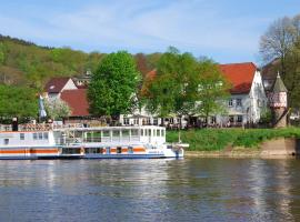 Zum Weserdampfschiff，位于巴特卡尔斯哈芬的酒店