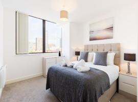 KCS Luxury Apartment - Broad Street Birmingham，位于伯明翰Birmingham Oratory附近的酒店