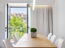 NS PLACE Modern Apartment Acropolis view，位于雅典雅典古代市场附近的酒店