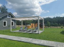 ARKADIA - Domki z balią i sauną nad Wartą，位于Prusicko的酒店