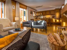 Ravishing Apartment in La Tzoumaz in Verbier，位于拉茨欧马兹的酒店