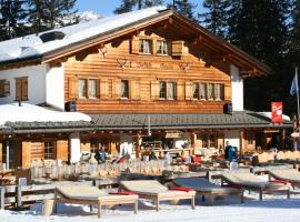 Erezsässhütte，位于克洛斯特斯施费巴恩1号滑雪缆车附近的酒店