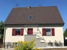 Ferienhaus bei Lauingen, mit Sauna und Gartenlounge