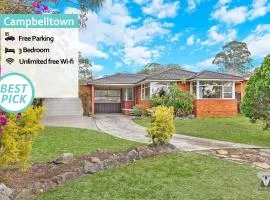 CAMPBELLTOWN HOLIDAY HOME 3 BED + FREE PARKING NCA039