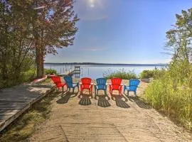 Interlochen Home on Green Lake with Dock and Beach!