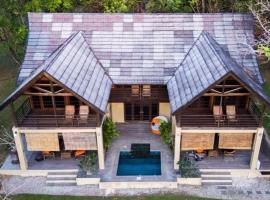 Villa kalicaah Tanjung lesung，位于丹戎勒松的酒店